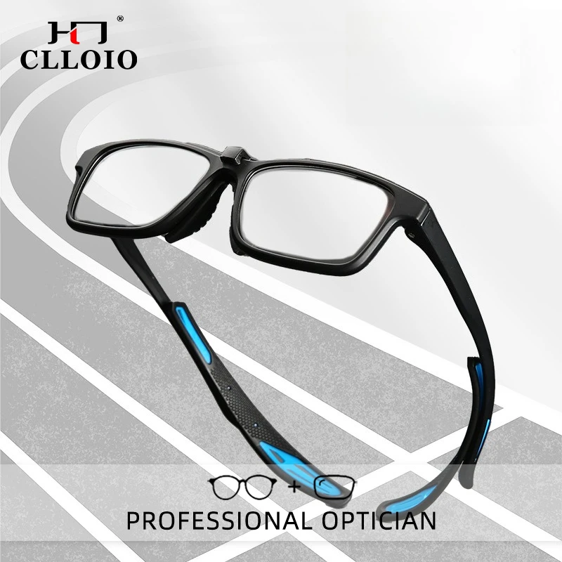 

CLLOIO Lightweight Multifunctional Myopia Glasses For Basketball Outdoor Sports Men Progressive Prescription Reading Glasses