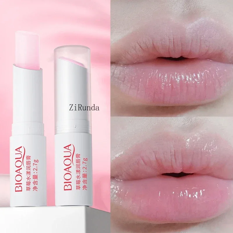 *Natural Moisturizing Jelly Peach Moisturizing Lipstick Anti Moisturizing Lip Care