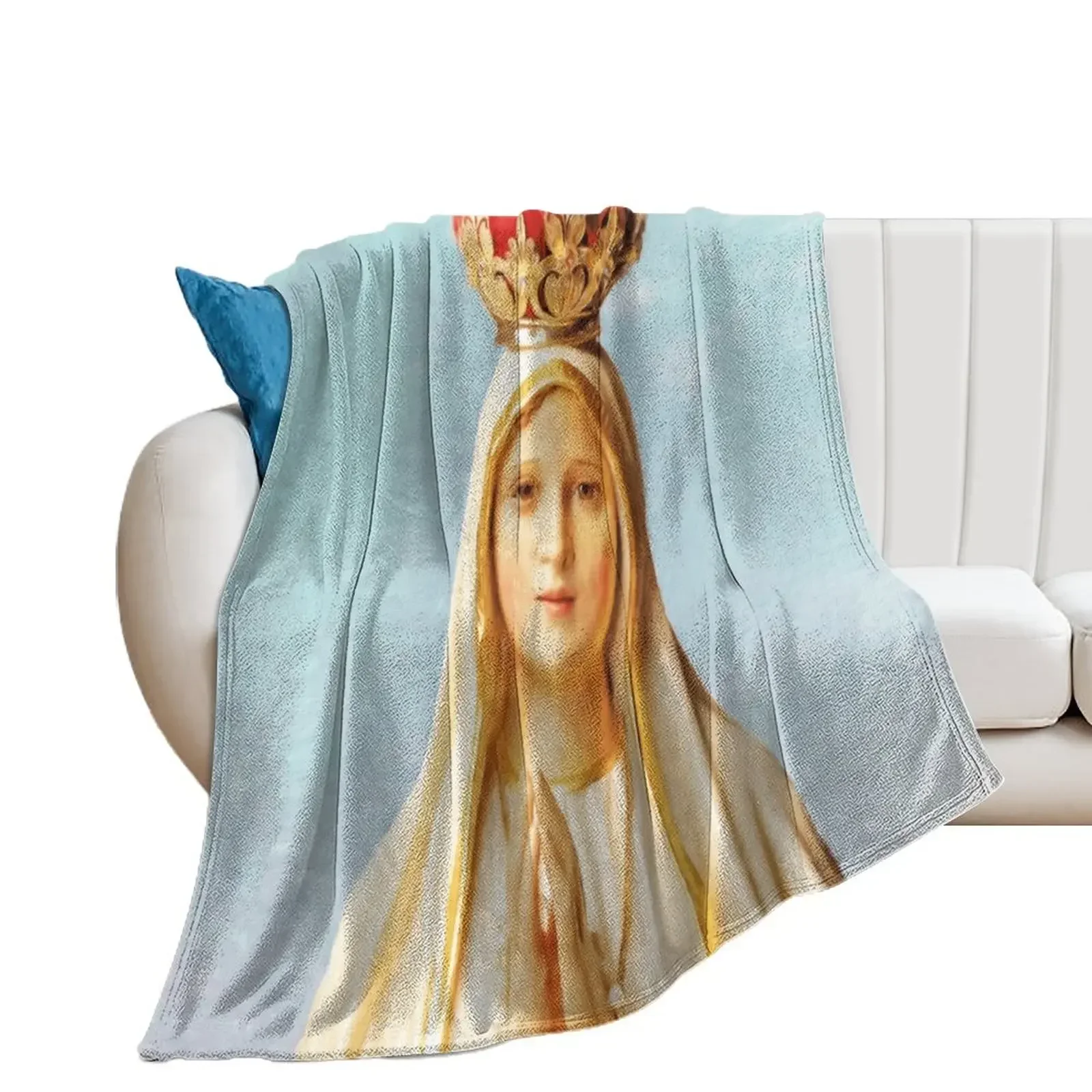 

Our Lady of Fatima Throw Blanket Blankets For Sofas Winter beds Luxury Blankets