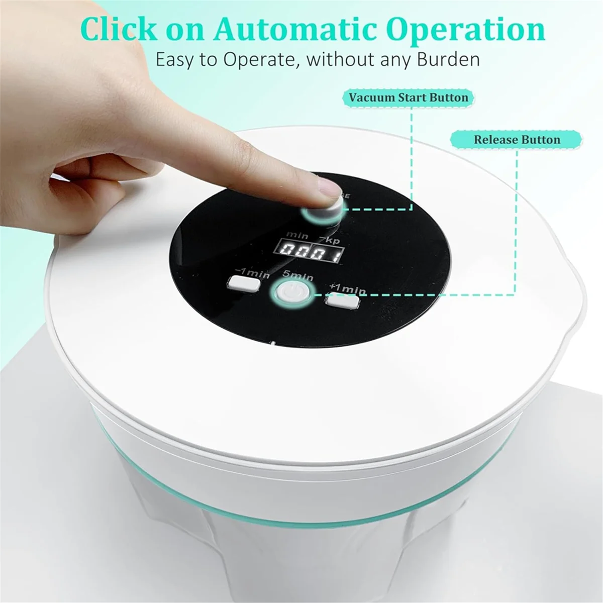 AA98 2L AB Lem Epoksi Resin Silikon Defoamer Mesin Pelestarian Vakum untuk Menghilangkan Gelembung Steker UE