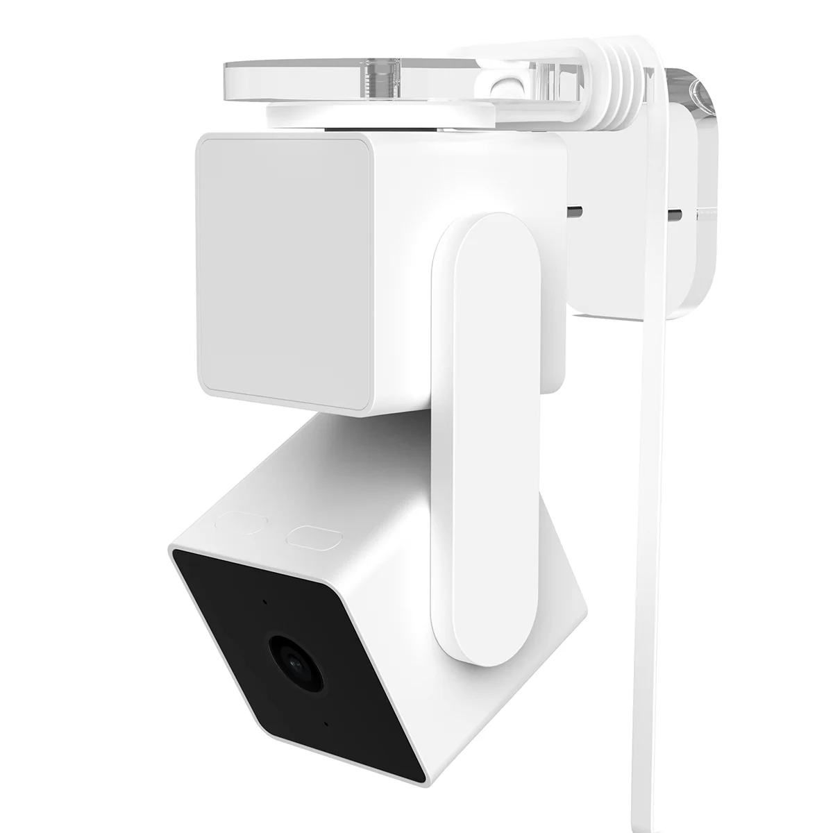 Multifunctional Mount Stand Portable Camera Wall Mount Holder for Blink Mini Pan Wyze Cam V2 WYZE Cam Pan V3 Transparent image 2
