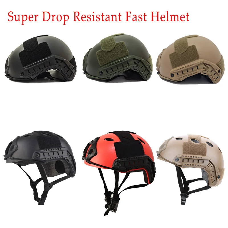 

Super Drop Resistant Fast Helmet Protective Paintball War Game Tactical Helmet Air Soft CS SWAT Riding Sports Equipment