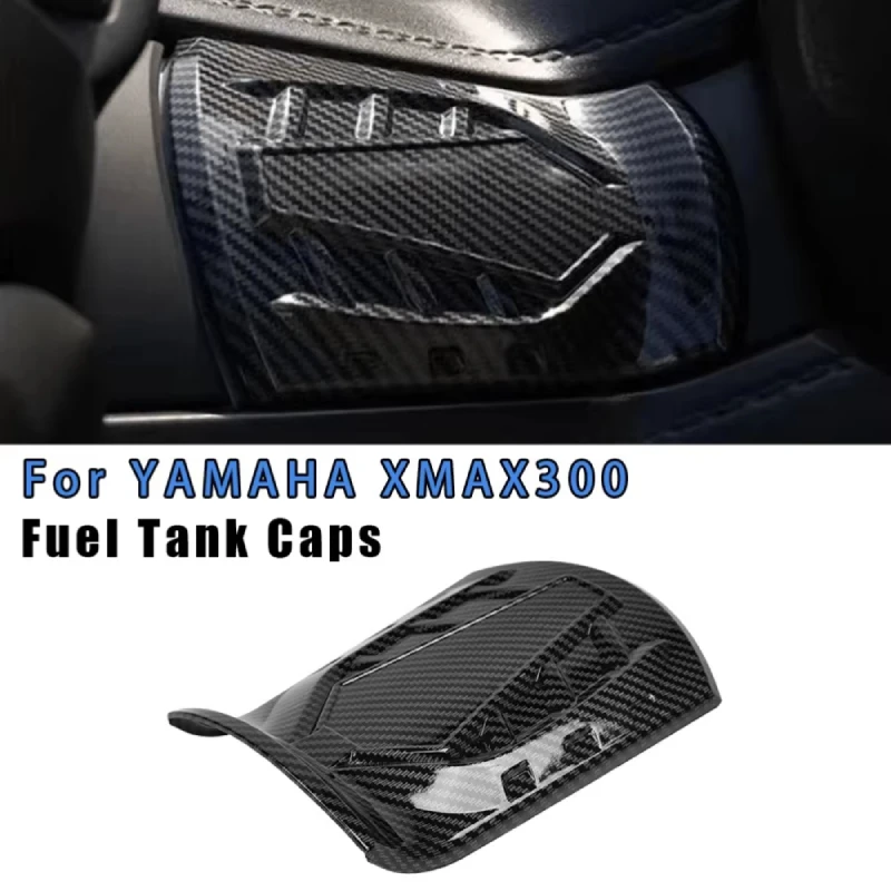 Water Transfer Printing Fuel Gas Oil Tank Cap Trim Cover For YAMAHA X-MAX XMAX 300 XMAX300 2017-2022 Motorcycle