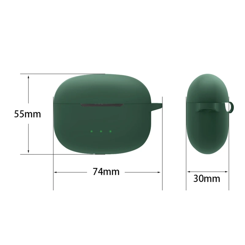 Untuk Oraimo FreePods 3 Shockproof Shell Silika Lengan Anti Gores Non-Slip Cover