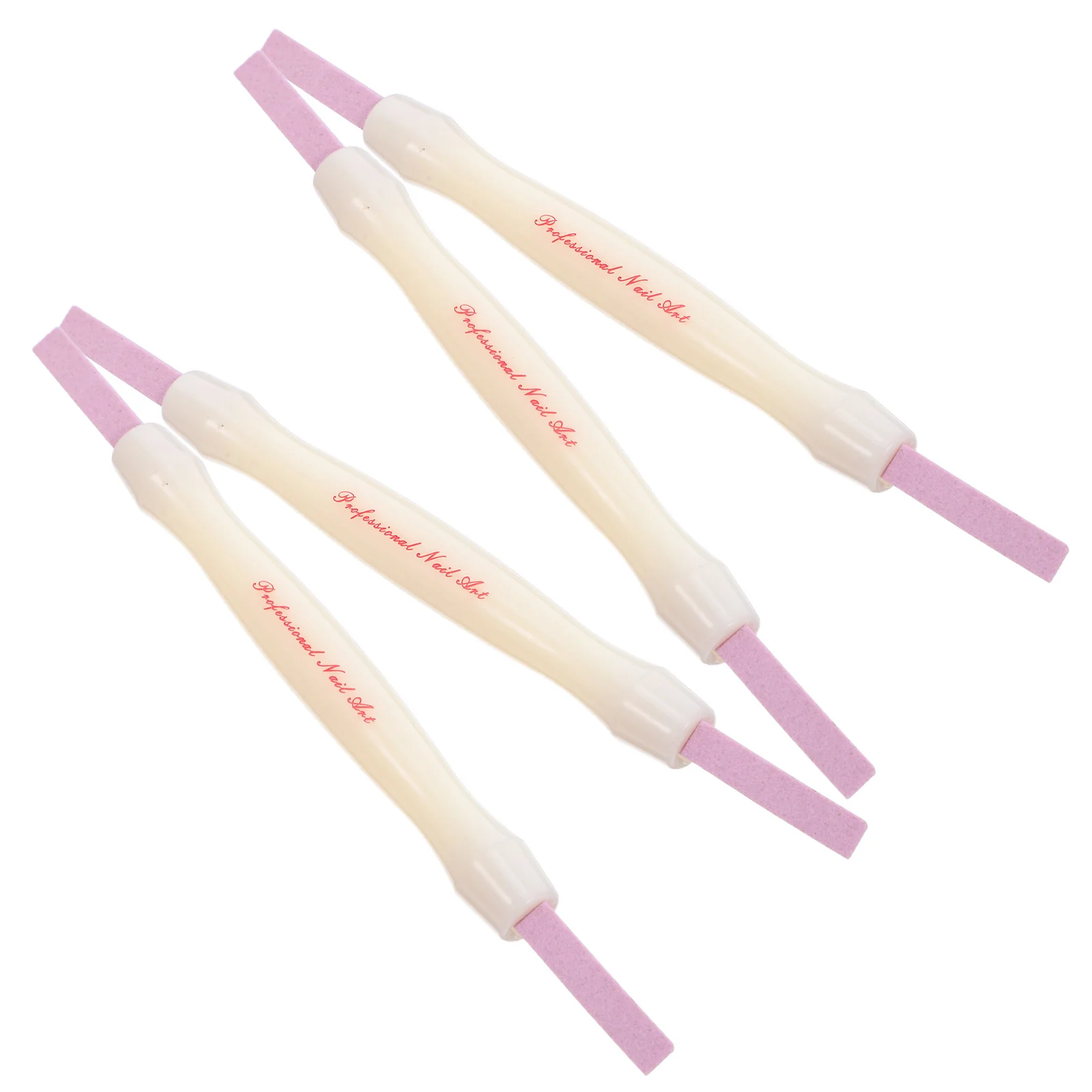 4 szt. Dwustronne pilniki do paznokci z kamienia kwarcowego, polerka, przyrząd do usuwania skórek, pisak do pedicure, narzędzie do manicure, polerki do paznokci