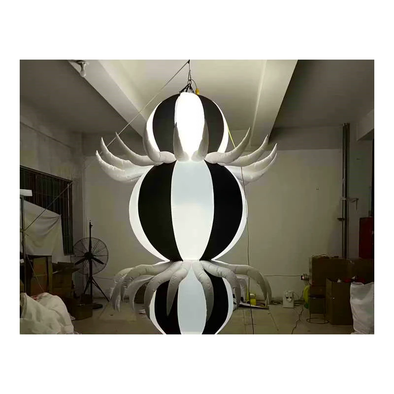 

Color changing LED inflatable night club decor, club party hanging decoration
