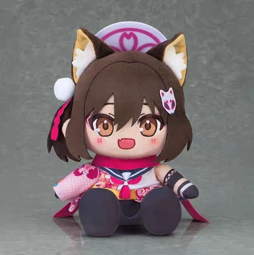 

Blue Archive Kuda Izuna Cartoon Figure Idol Anime Stuffed with Skeleton Cosplay Dress Up Figurine Girl Halloween Gift Birthday