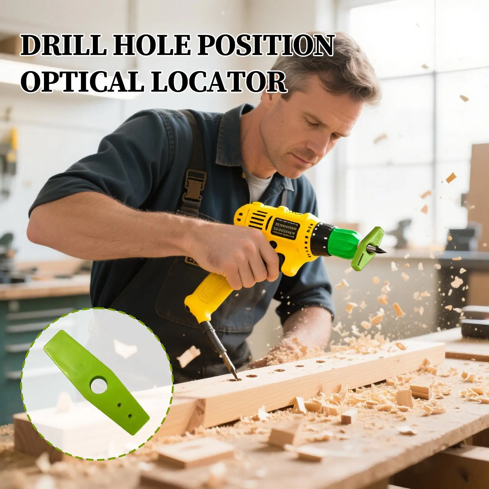 دليل ثقب الحفر مقياس محاذاة الثقب الدقيق كتلة دليل الحفر لتركيب درج الخزانة رف سطح الباب النجارة #1