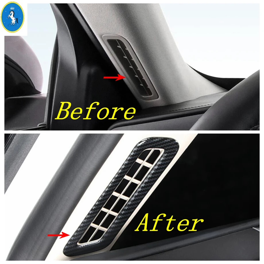 

Вентиляционное отверстие переменного тока/чаша дверной ручки/накладка на руль, подходит для Ford Explorer 2020-2023 автомобильные аксессуары из углеродного волокна