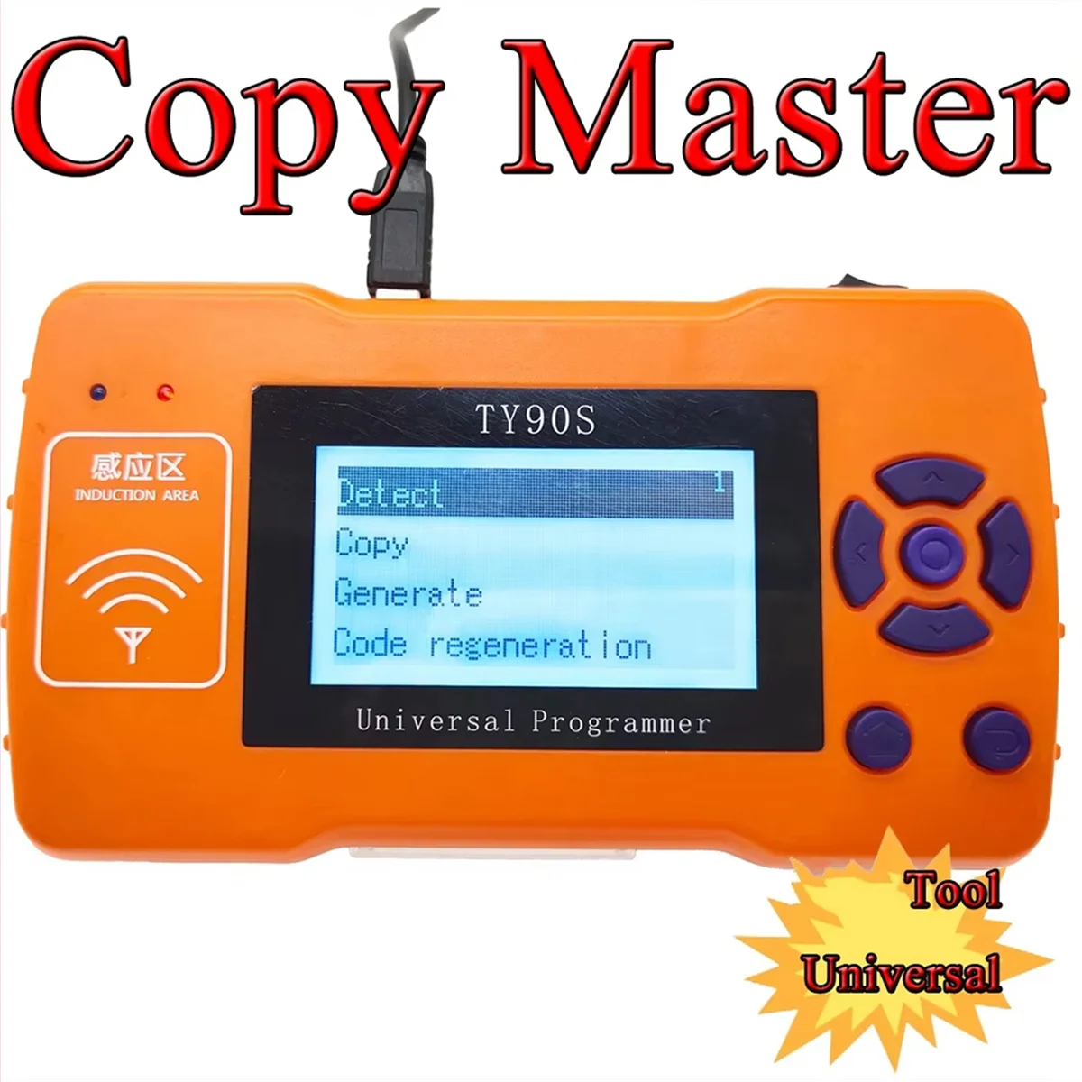 CLCU TY90S Remote Copy Universal Remote Control Programmer Digital Counter Frequency Tester DataRC Cloner for Locksmith Tool