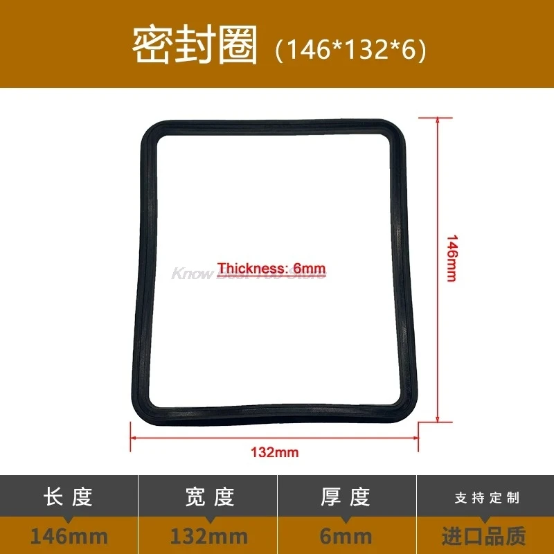 5pcs 132x146mm FNAW550129 Top Sealing Ring Rubber Gasket for Biesse Vacuum Pod Machine Center Woodworking Tool