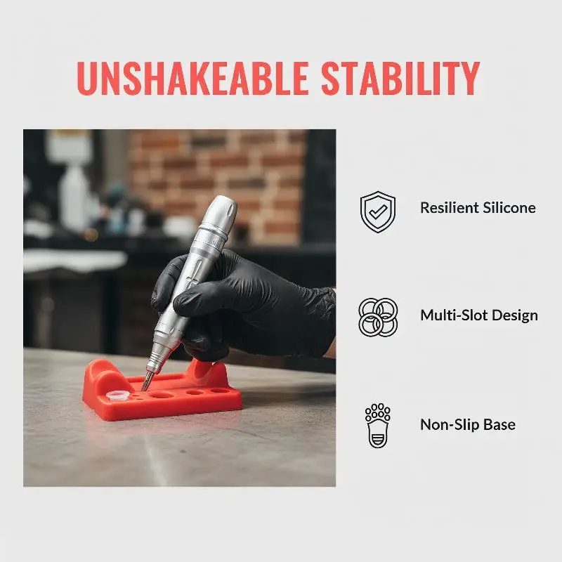 

Tattoo Pen Holder with Integrated Ink Cup for Consistent Microblading Performance in Makeup