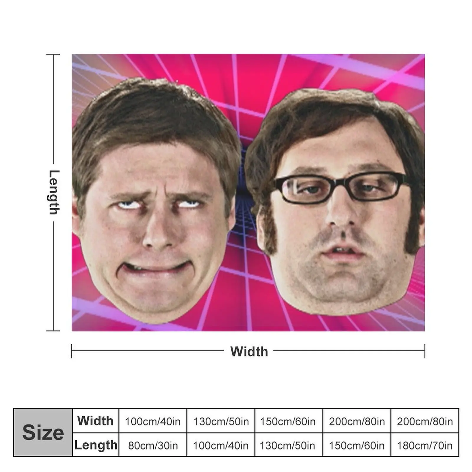 tim and eric show great job design Throw Blanket Softest Blankets For Baby Blankets