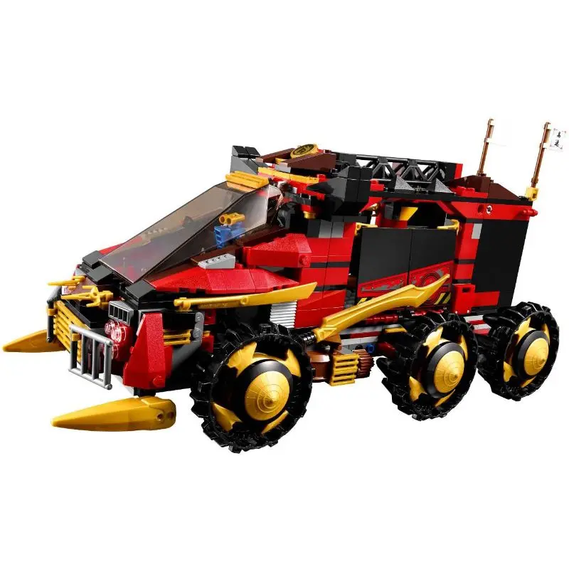 Bloques de construcción MOC 70750, modelo de centro de comando móvil, adorno, rompecabezas para niños, juguetes, regalos de vacaciones, colección de pasatiempos
