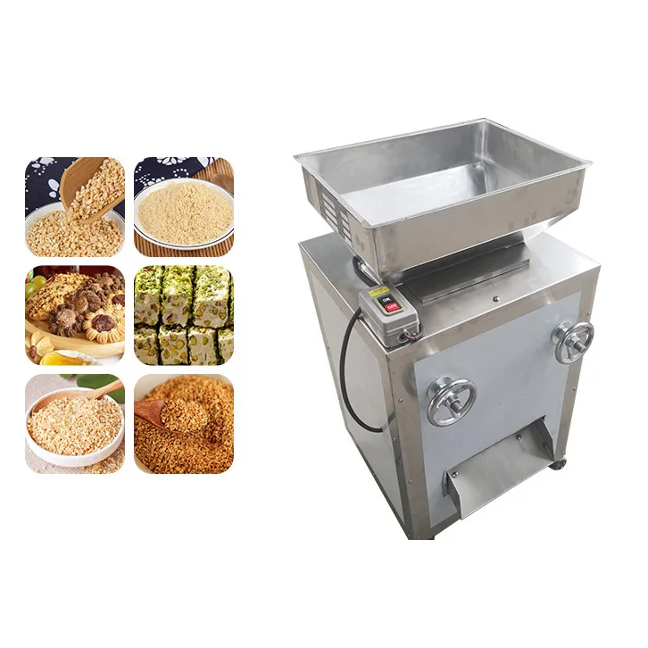 Small Scale Nuts Cashew Pistachio Cutting Machine Peanut Chopping  Machine Hazelnut Nut Crushing Pulverizer Machine