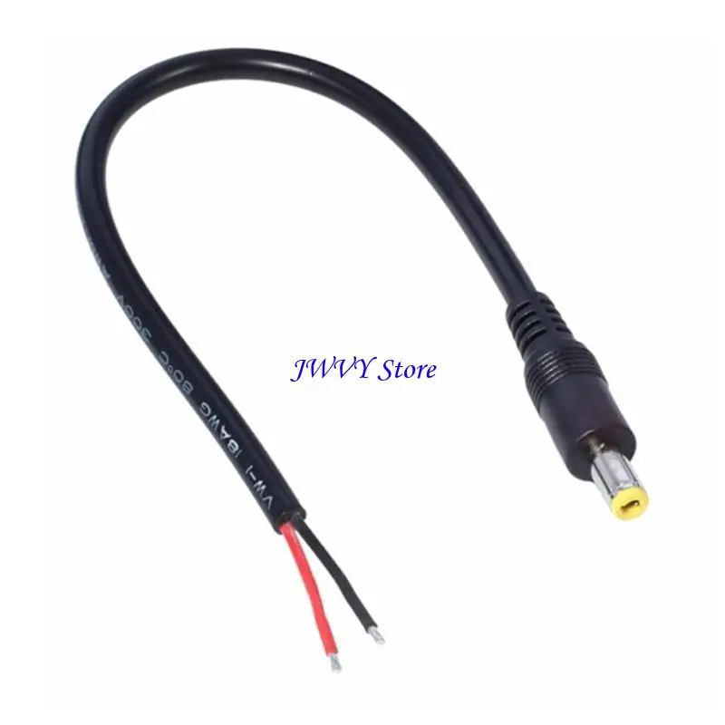 573A 5,5 mm x 2,5 mm plugue masculino para arame descal