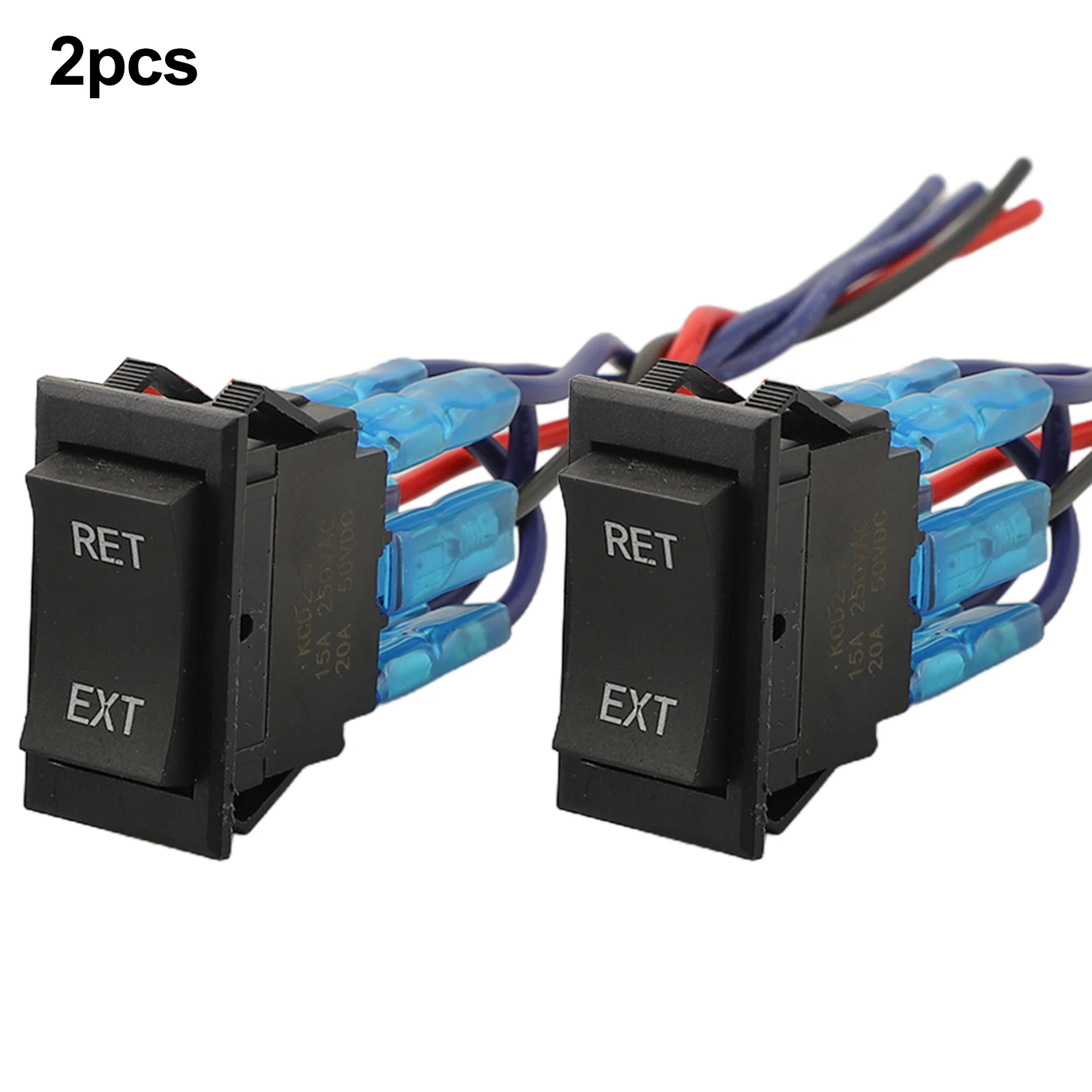 Three Position Momentary Rocker Switch 6 Pin for Reversible Power Control in Recreational Vehicle Electrical Installations