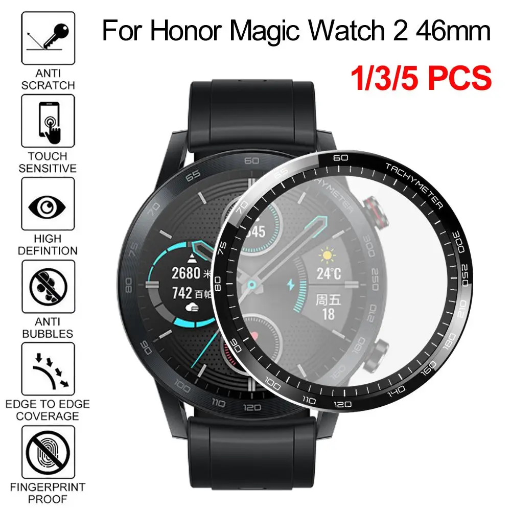 Smart Watch Soft HD Protective Film Full Cover Screen Protector All-inclusive 3D Curved For Honor Magic watch 2 46mm