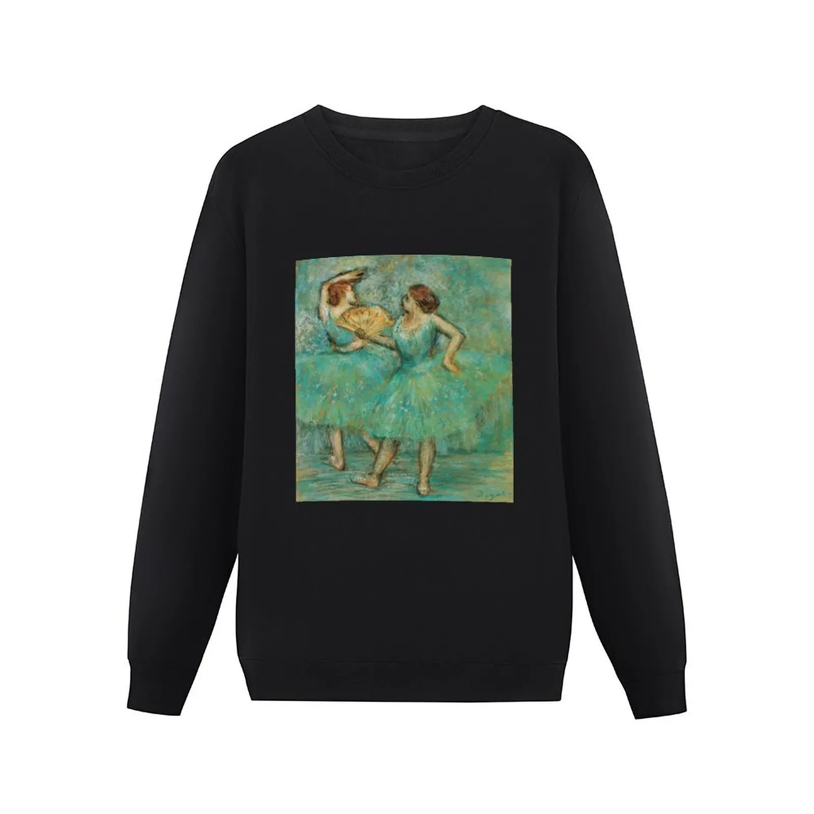 Edgar Degas Two Dancers Pullover Hoodie men's winter sweater korean clothes anime clothing new hoodies and sweatshirts