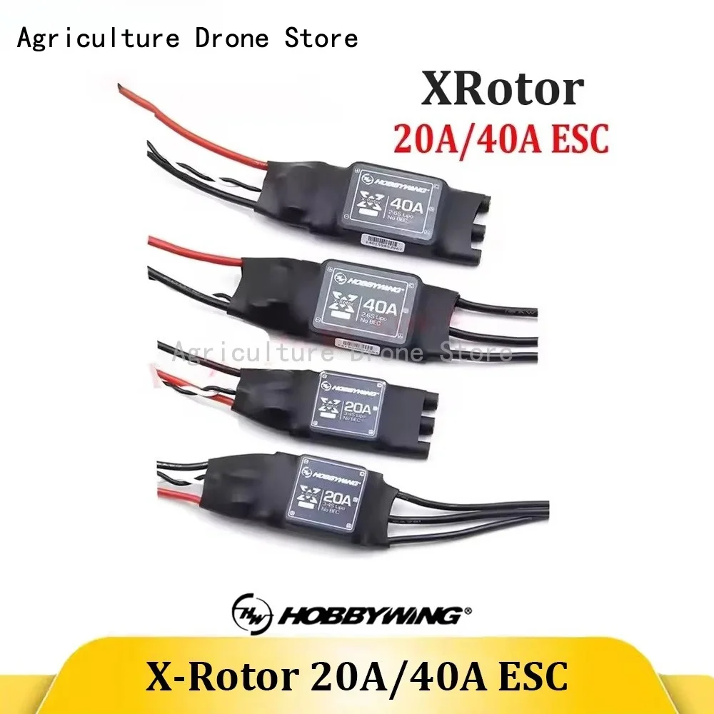 Hobbywing XRotor 20A 40A Brushless ESC 2-6S No BEC High Refresh XRotor Speed Controller For RC FPV Airplane UAV Drone Quadcopter