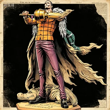 

Special OfferOne Piece 30cm SG Two-Tone Sir Crocodile Action Figures PVC Detailed Painted Statue With Base Anime Mol Toy Desktop