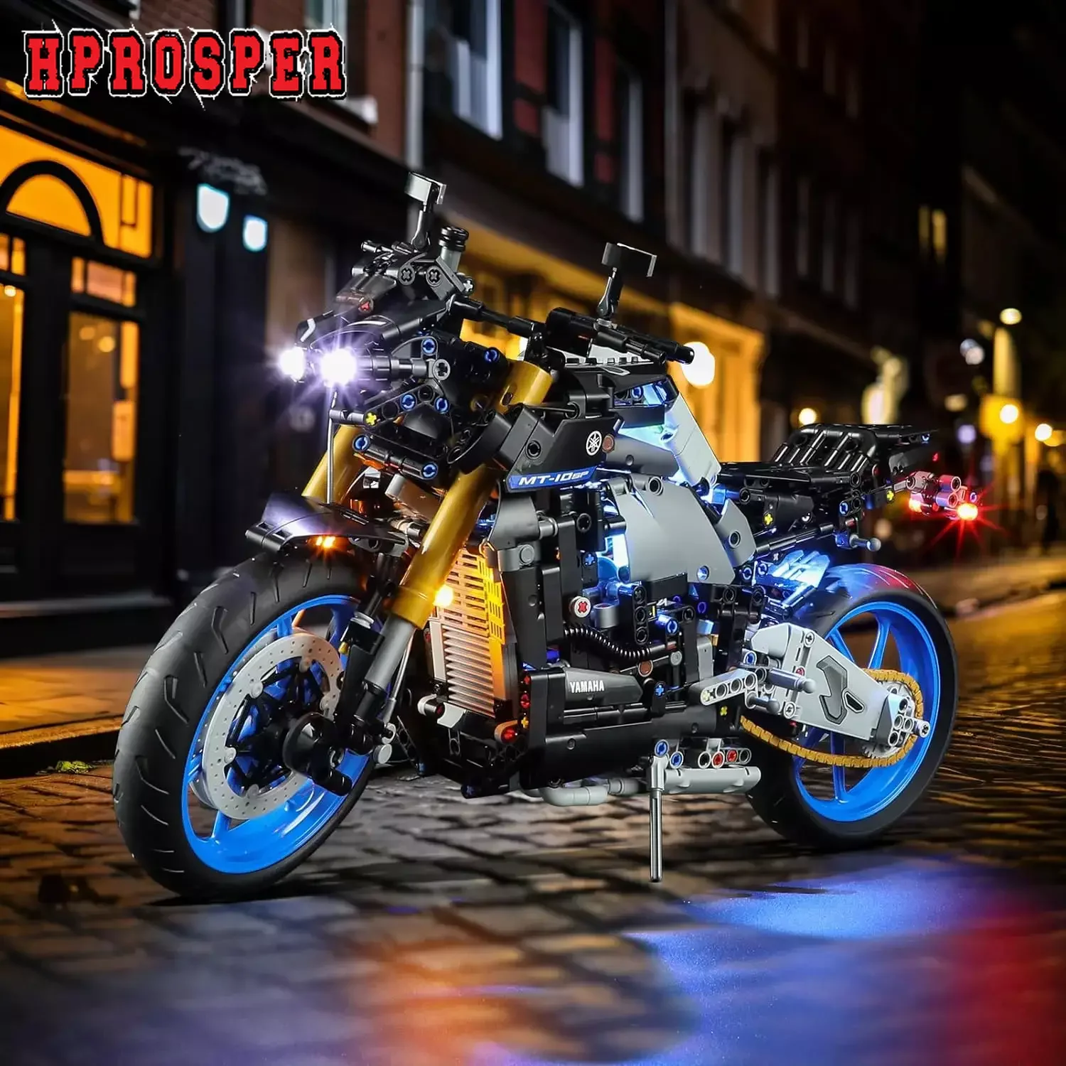 Hprosper 5V LED Light For 42159 Technic Yamaha MT-10 SP Motorcycle Decorative Lamp (Not Include Lego Building Blocks Set)