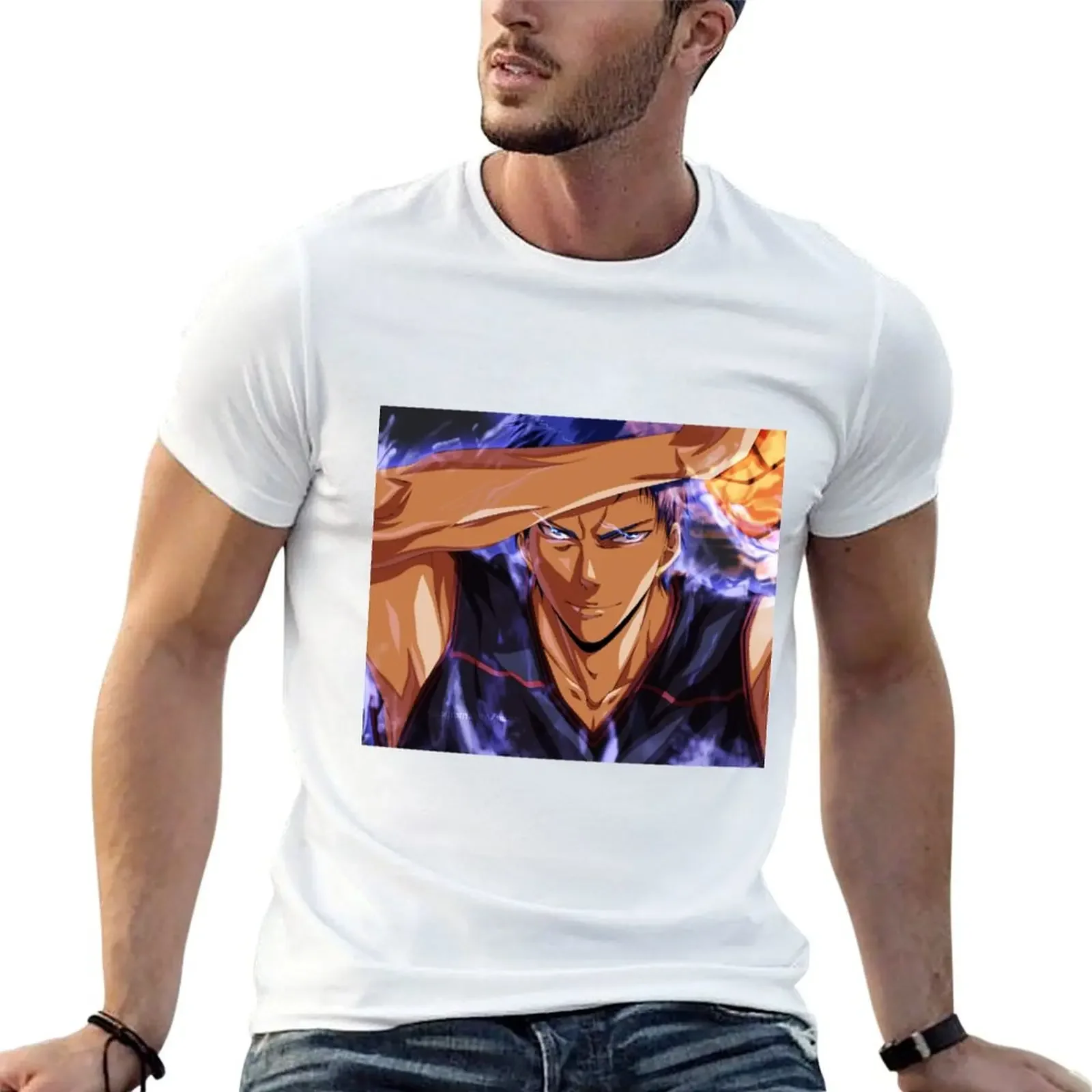 Aomine Daiki T-Shirt graphic t shirts baggy shirts street wear summer top mens graphic t-shirts hip hop