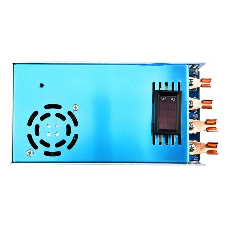 Voltage Boost Converter,2000W Boost Power Supply Module Converter 12-60V To15-80V DC-DC Voltage Regulator with Voltmeter