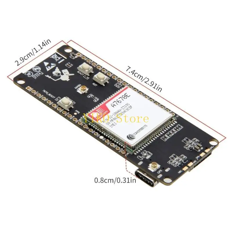 Placa desarrollo K32C 240Mhz A7670 4G Red estable Call-A7670 Placa 240Mhz 2x19Pin