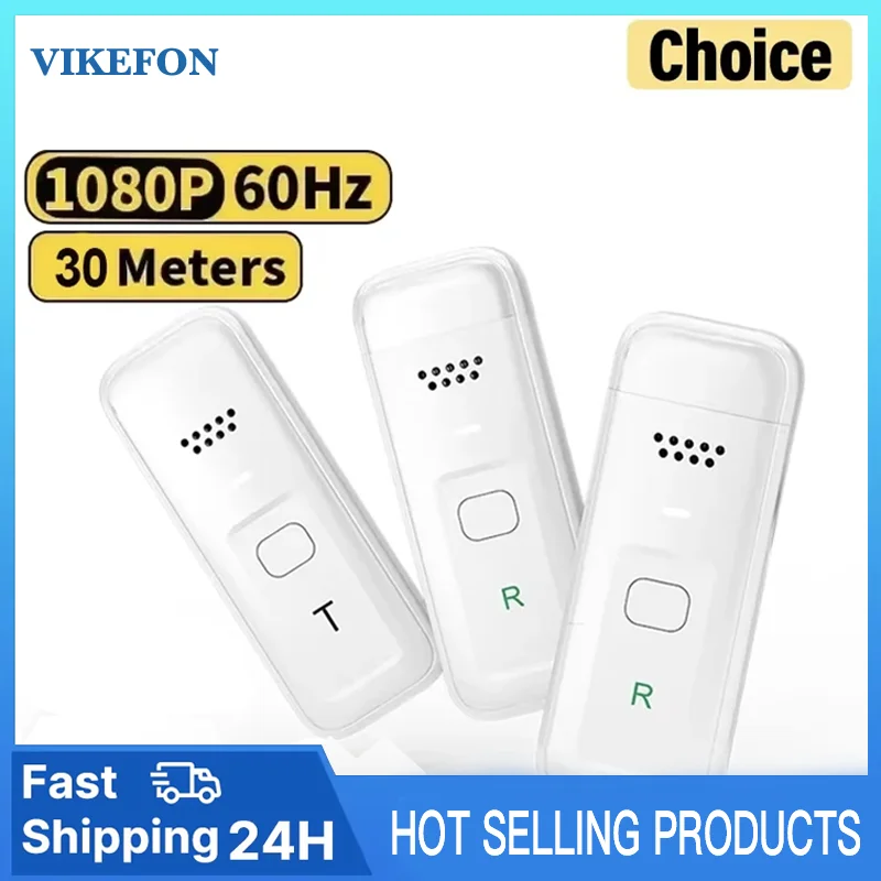 

New5G Wireless HDMI Video Transmitter And Receiver Kit Home Audio Video TV Stick Full HD Mini Projector Extender Display Dongle