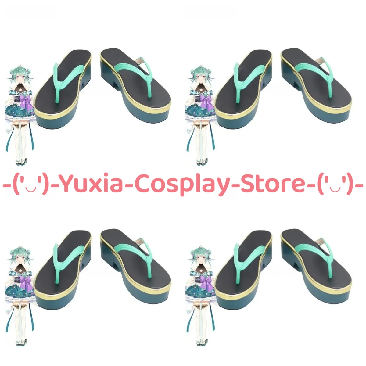 

Yuxiacosplay! Nijisanji EN Finana Ryugu Cosplay Shoes Anime Character Prop PU Leather Boots Halloween Carnival Party Costume