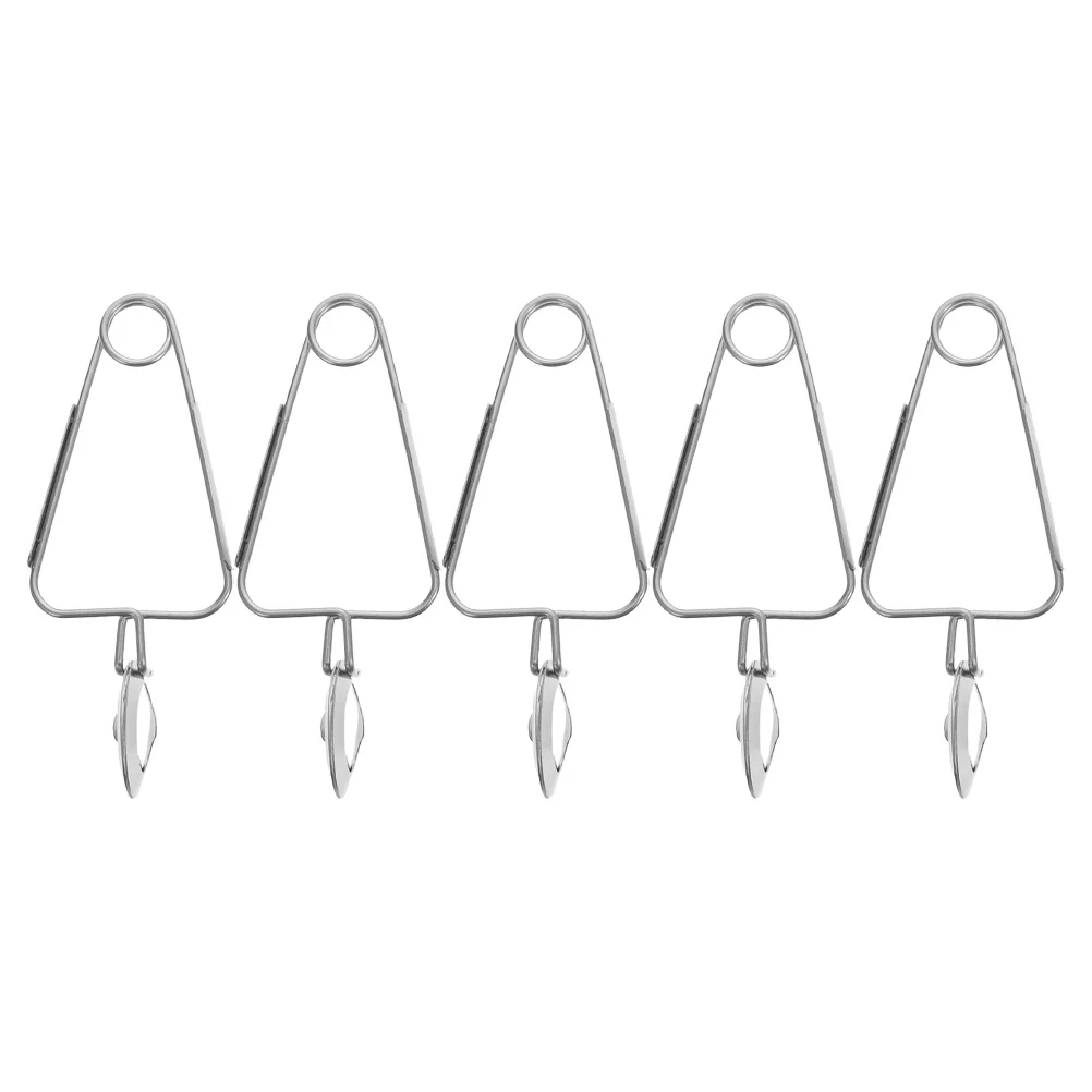 

Clip Spring Food Snail Serving Tongs for Buffet One-hand Silver Stainless Steel Tableware