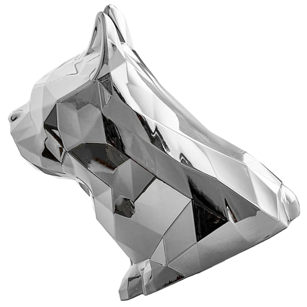 

Creative Silver Dog Shape Napkin Holder for Home Hotel Living Room Paper Towel Holder Practical Fine Cartoon