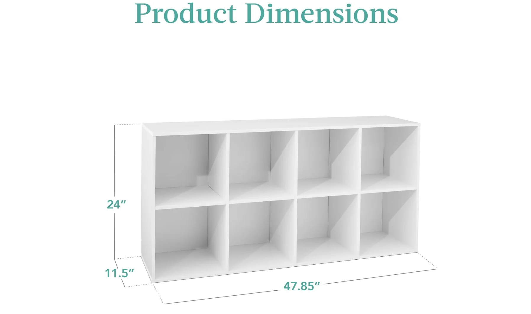 Best Choice Products 8-Cube Storage Organizer, 11in Shelf Opening, Bookcase, Display Shelf, Customizable w/ 3 Removable Back Pan