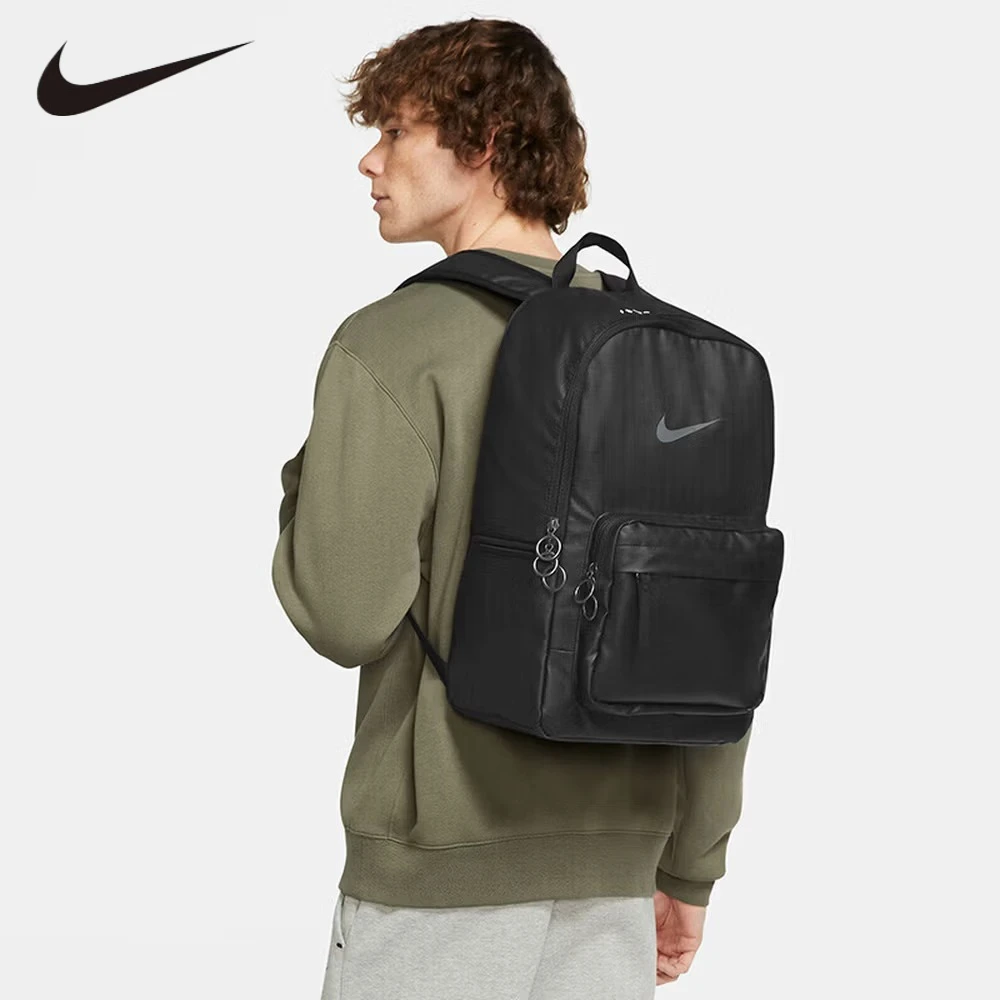 Nike Heritage Winterized Eugene Backpack Unisex Casual Daypack Storage Pack For Outdoor Camping Daily Activities DN3592-253