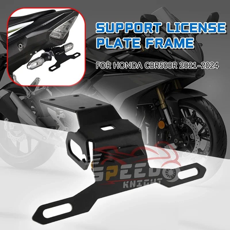 For HONDA CBR500R cbr 500r 2021-2024 2023 2022 Tail Tidy Carbon Steel Fender Rear Support License Plate Frame Rear Card