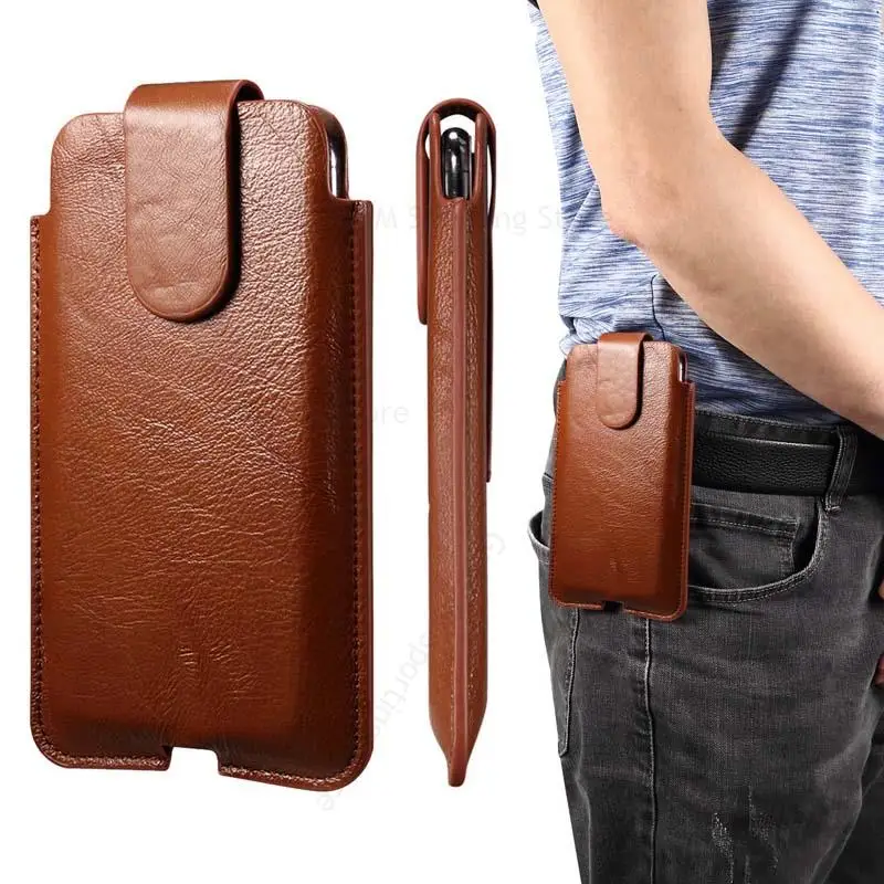 

Leather Flip Case For Xiaomi 12 Ultra Civi 1S Belt Clip Waist Bag For Mi 12X 12 Pro 11i 11T 11X 10 11 Ultra Holster Phone Pouch