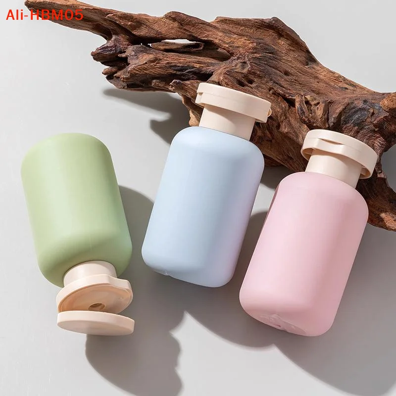 (HB05)3Pcs Soft Leakproof Travel Bottles Set 100ml 3.4oz Portable Squeeze Tubes For Shampoo Lotion Refillable Travel Essentials