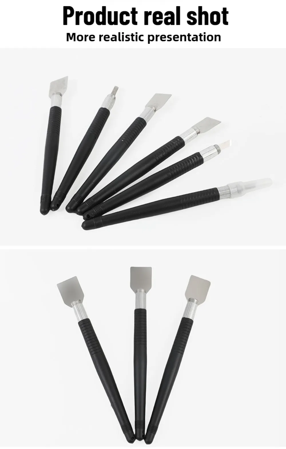 1/2PCS Hohe Qualität Telefon Reparatur Werkzeuge Speicher Metall Zinn Schaben Messer Lotpaste Mischen Messer Pry Eröffnung für iPhone Reparatur – Detail 7