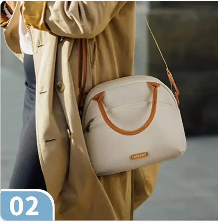 Wasserdichte Mittagessen Taschen Thermische Kühler Büro Mahlzeit Outdoor Camping Picknick Isolierte Langlebige Handtasche Öl-proof Tragen Lagerung Box – Detail 7