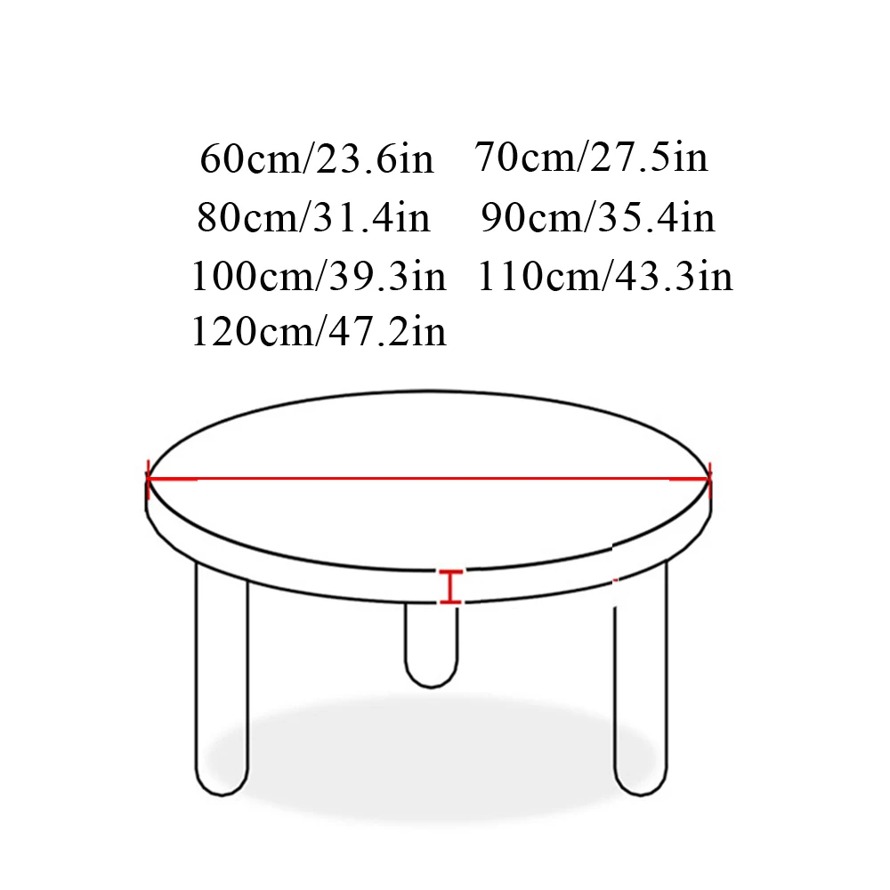 Transparent Table Cover Waterproof TPU Tablecloth Round Table Cloth Oil-Proof Dinning Table Protector Cover Home Accessories