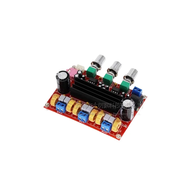 

XH-M139 old 2.1 channel digital amplifier board 12V-24V wide voltage TPA3116D2 2*50W+100W