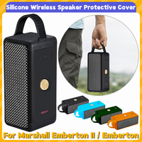 Foldable Anti-fall Speaker Case with Handle Wireless Speaker Carrying Case Replacement Parts for Marshall Emberton II / Emberton