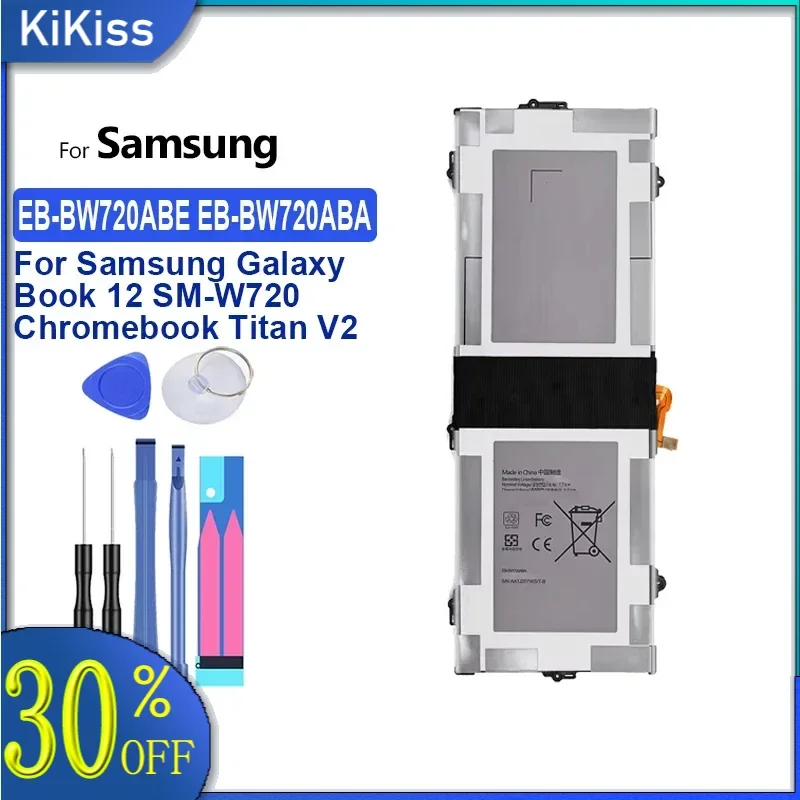 

Аккумулятор большой емкости 5070 мАч для Samsung Galaxy Book 12 SM-W720 XE521QA NP350V5C NP350U5C NP350E5C SM-W727V Портативные аккумуляторы