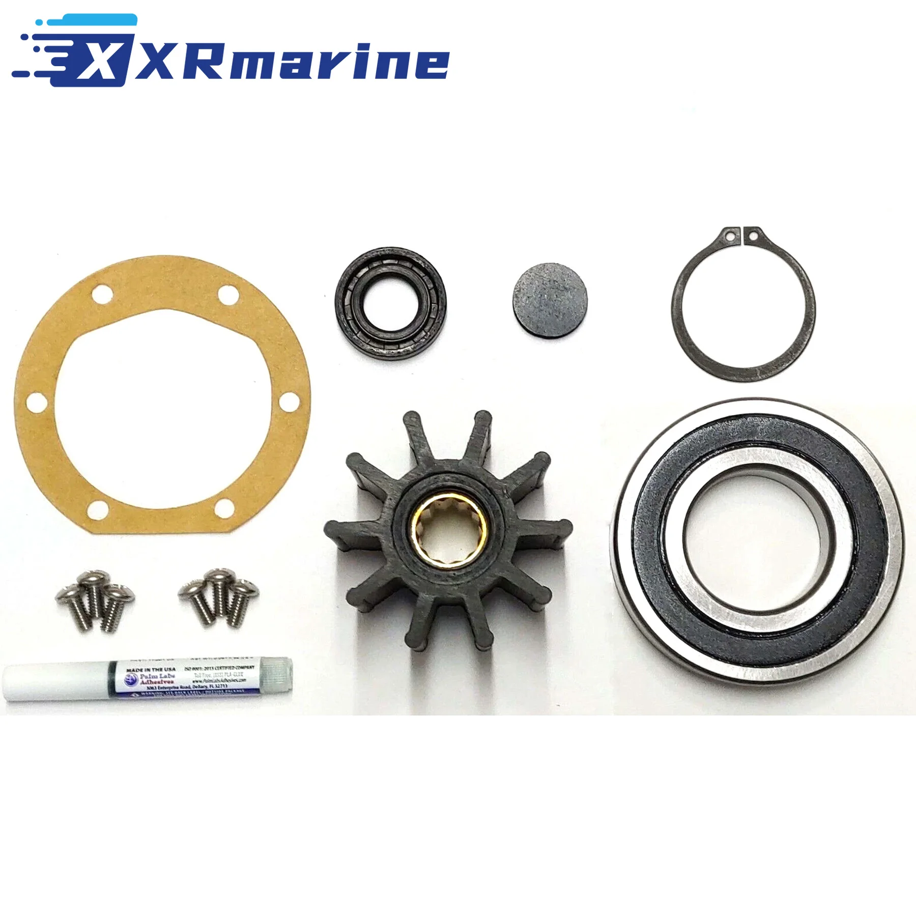 855722 856513 3860703 Raw Sea Water Pump Repair Kit Fits Volvo Penta AQ BB 430A Engines Replaces Jabsco 22740-0351 22110-0251