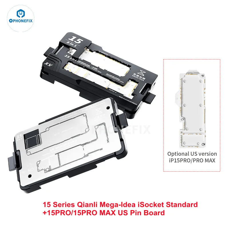 Soporte de prueba de placa base QIANLI iSocket para iPhone X 11 12 13 14 15 16 Pro MAX placa lógica IC CHIP función herramientas de accesorios de prueba