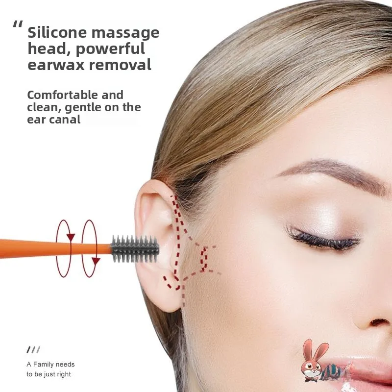 

Набор инструментов для удаления ушной серы: силиконовый спиральный очиститель с мягким наконечником, двусторонняя ушная ложечка, многоразовый инструмент для личной гигиены