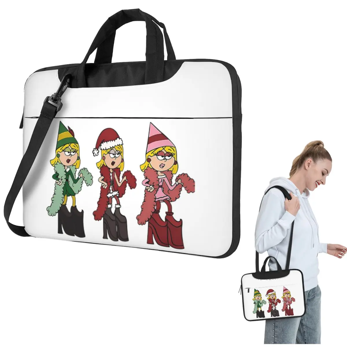 

Винтажная сумка для ноутбука с изображением комедийного мультфильма для девочек и мальчиков 2000-х годов, сумка для компьютера 13, 14, 15,6 дюймов, сумка для ноутбука Lenovo