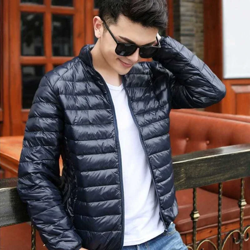 Down Jackets for Men Man Padded Coat Lightweight Puffer Padding Parkas Modern New in & Winter Sale Vintage Outerwear Models 2024