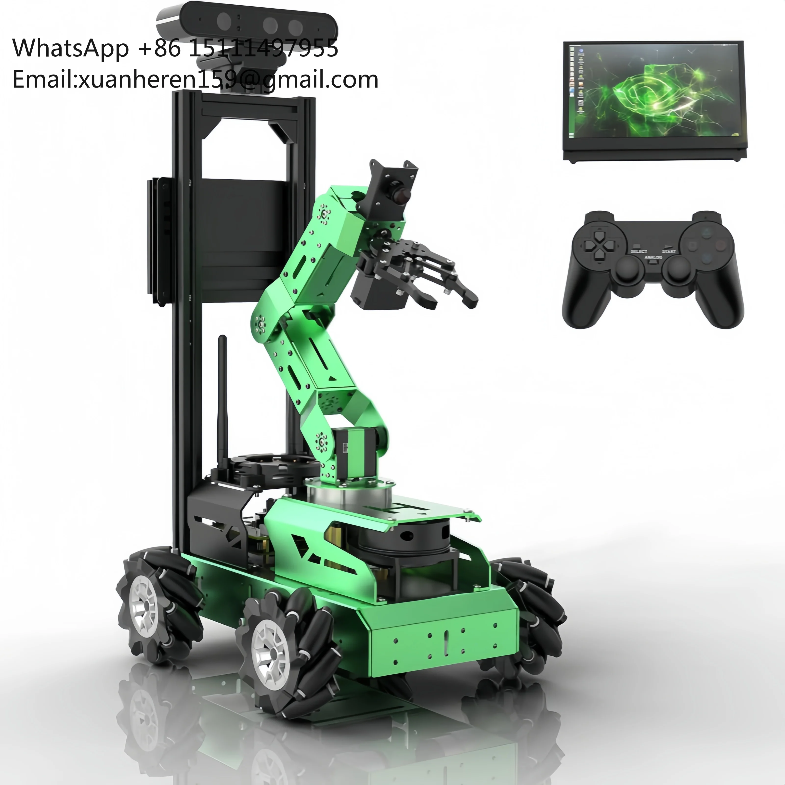 Oem Large Robot Ros Control Mobile Platform Mechanical Arm Ai Project Training Ros Robot